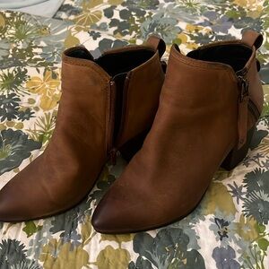 Steve Madden, gently used brown ankle boots